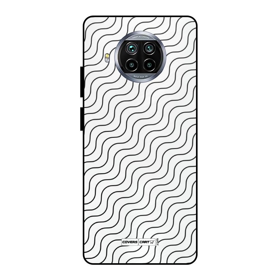 Wavy Pattern Metal Back Case for Mi 10i