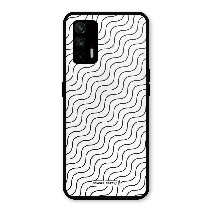 Wavy Pattern Metal Back Case for Realme GT 5G