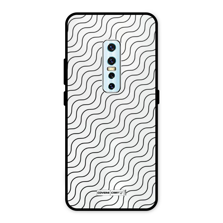 Wavy Pattern Metal Back Case for Vivo V17 Pro