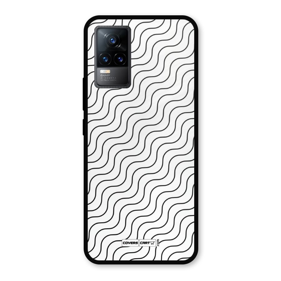 Wavy Pattern Metal Back Case for Vivo Y73