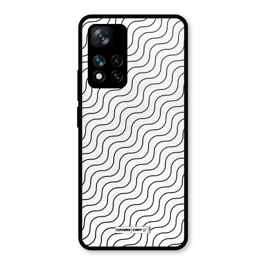 Wavy Pattern Metal Back Case for Xiaomi 11i 5G