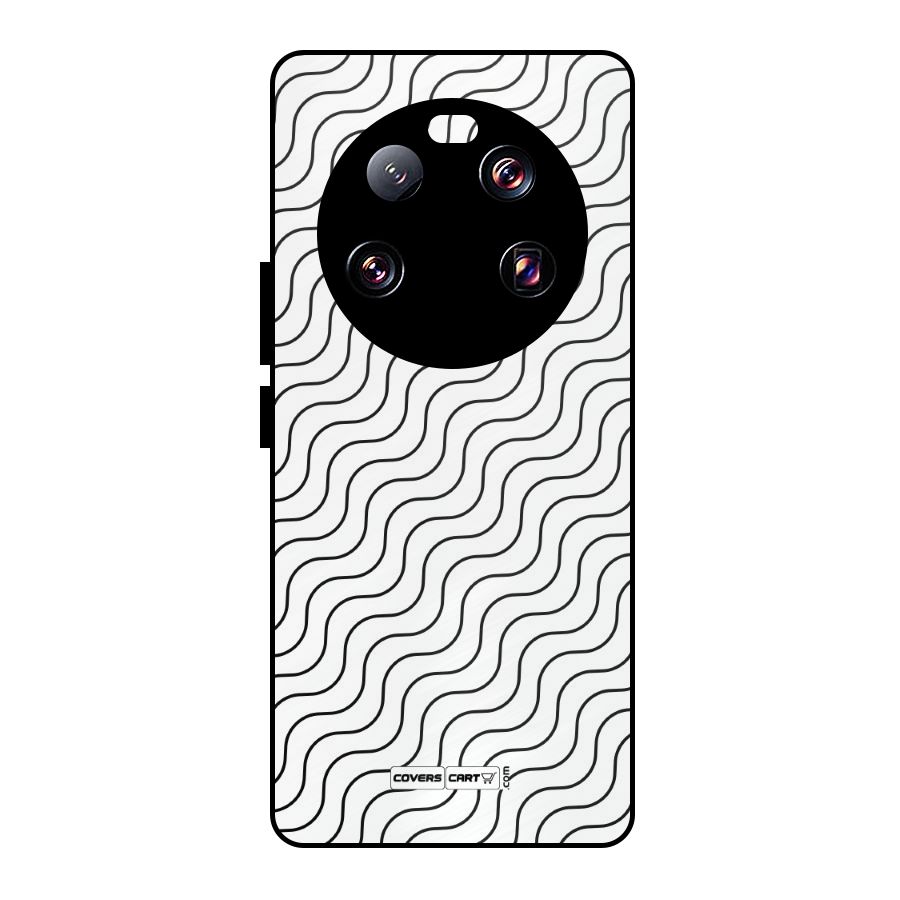 Wavy Pattern Metal Back Case for Xiaomi 13 Ultra