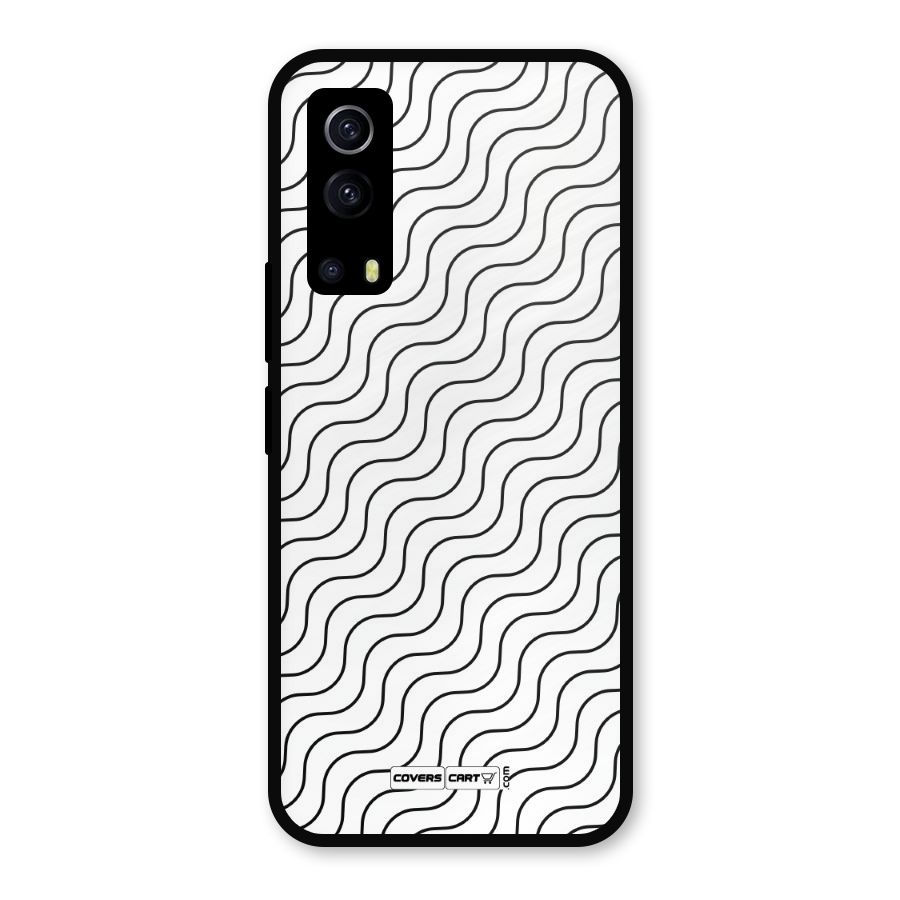 Wavy Pattern Metal Back Case for iQOO Z3
