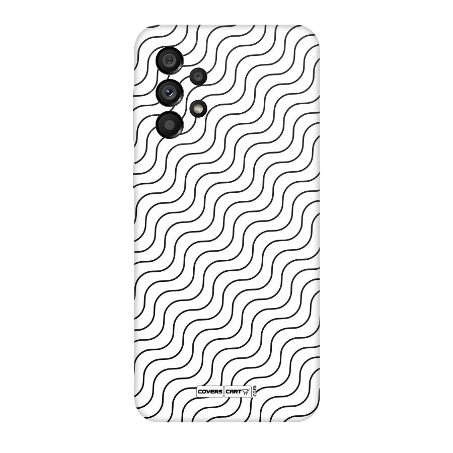 Wavy Pattern Original Polycarbonate Back Case for Galaxy A73 5G