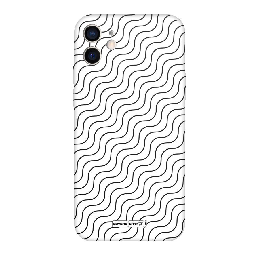 Wavy Pattern Original Polycarbonate Back Case for iPhone 12