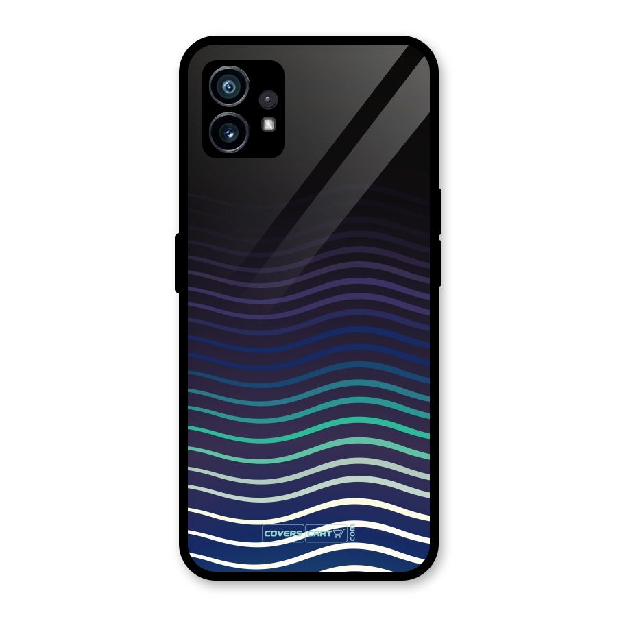 Wavy Stripes Glass Back Case for Nothing Phone 1