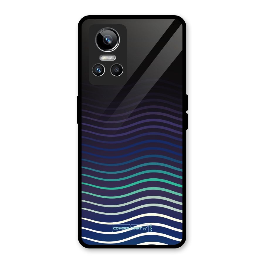 Wavy Stripes Glass Back Case for Realme GT Neo 3