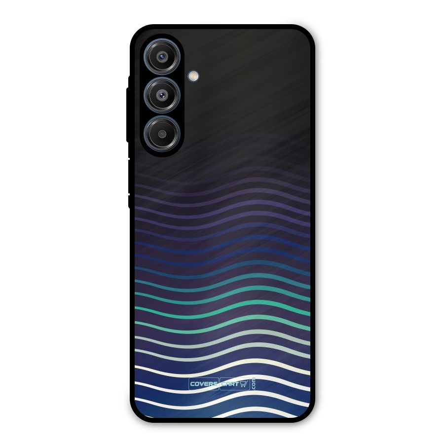 Wavy Stripes Metal Back Case for Galaxy A16 5G