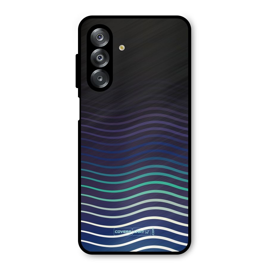 Wavy Stripes Metal Back Case for Galaxy A26