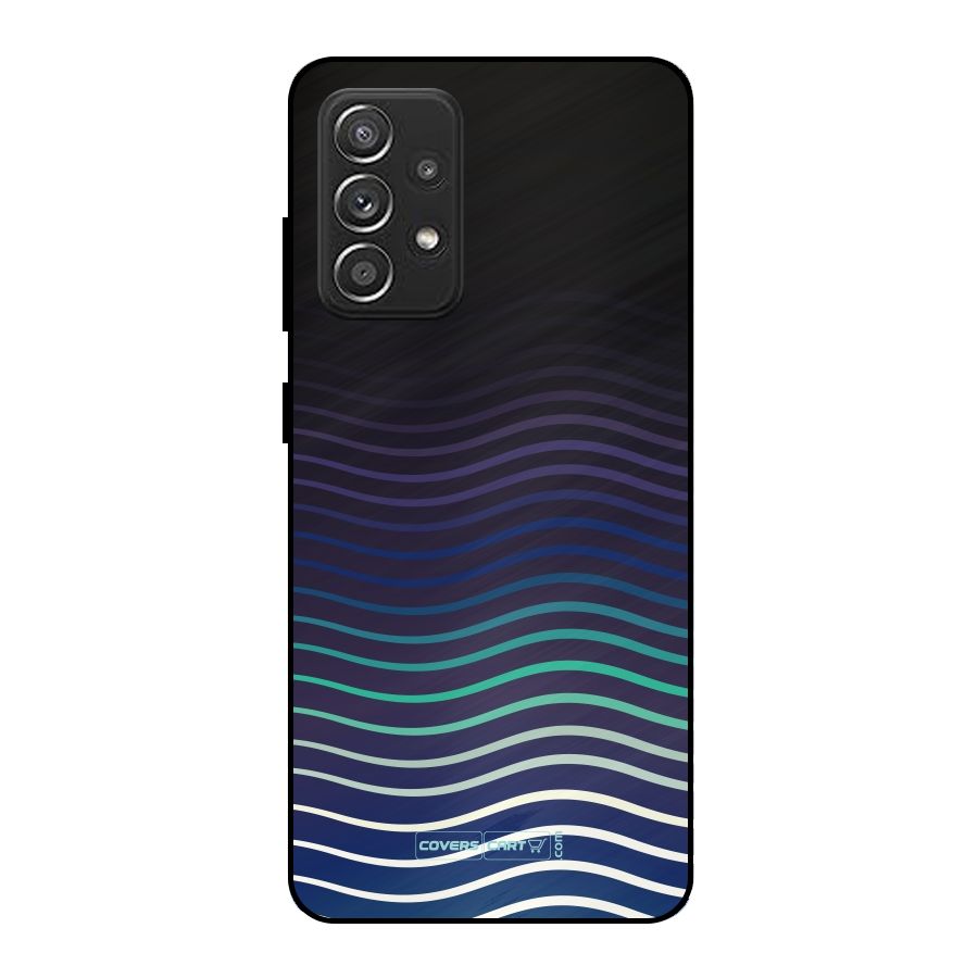 Wavy Stripes Metal Back Case for Galaxy A52s 5G