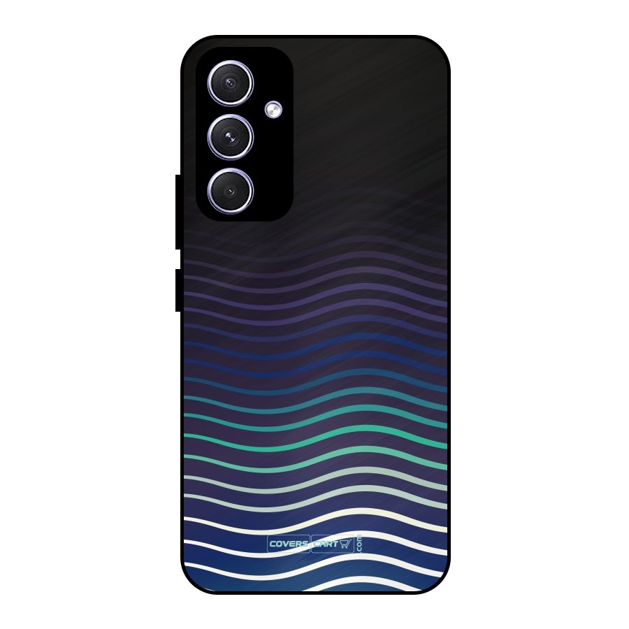 Wavy Stripes Metal Back Case for Galaxy A54