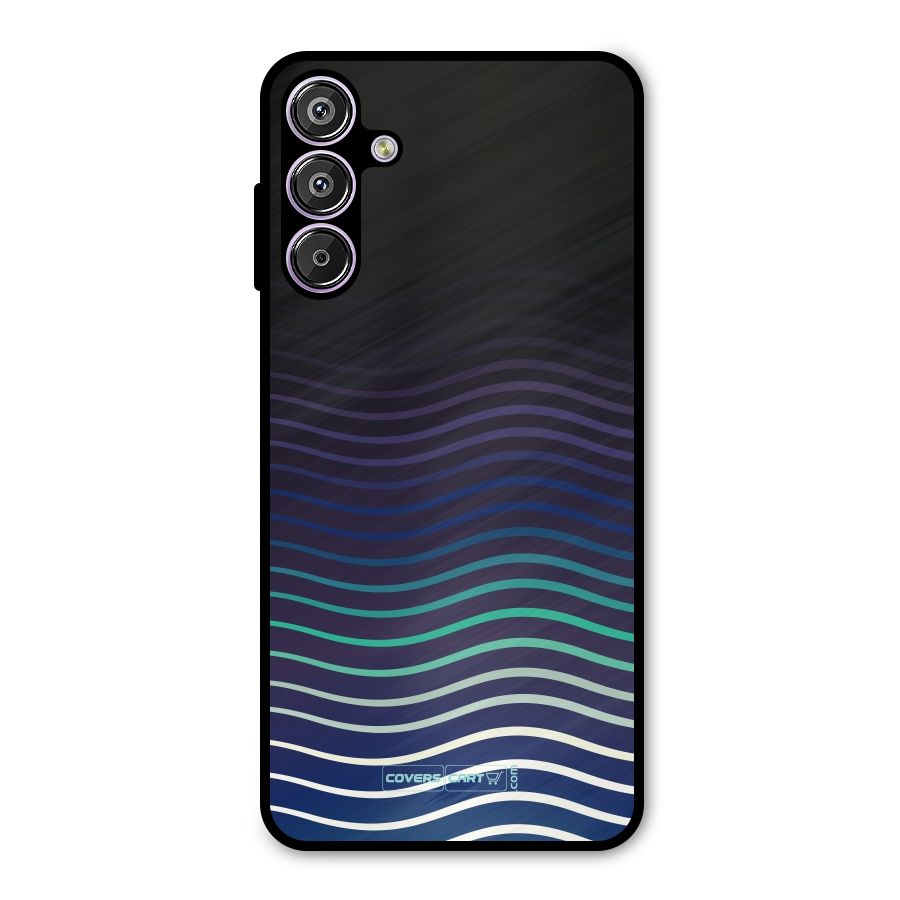 Wavy Stripes Metal Back Case for Galaxy M15