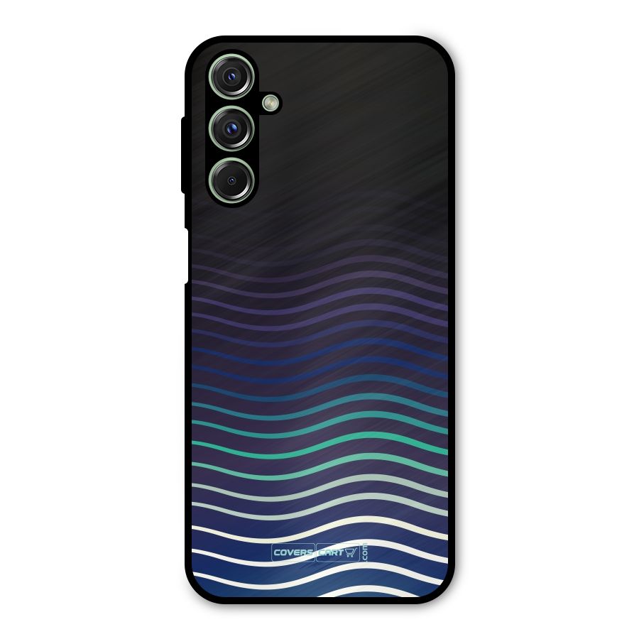 Wavy Stripes Metal Back Case for Galaxy M34