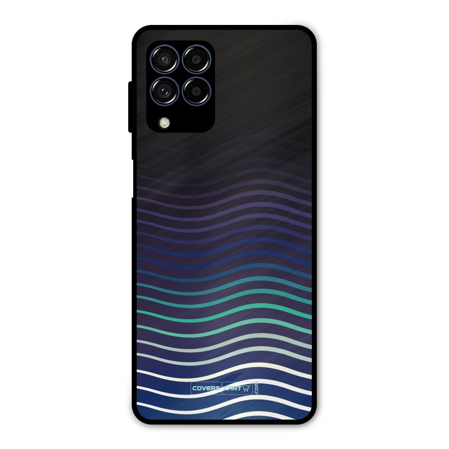 Wavy Stripes Metal Back Case for Galaxy M53 5G
