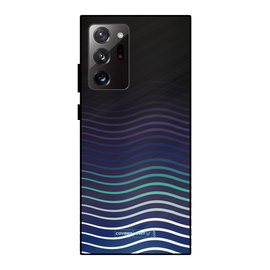 Wavy Stripes Metal Back Case for Galaxy Note 20 Ultra