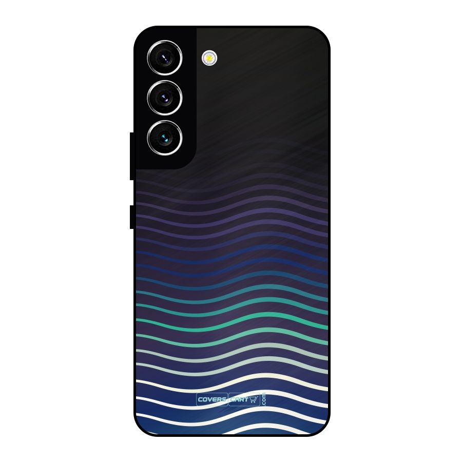 Wavy Stripes Metal Back Case for Galaxy S22 5G