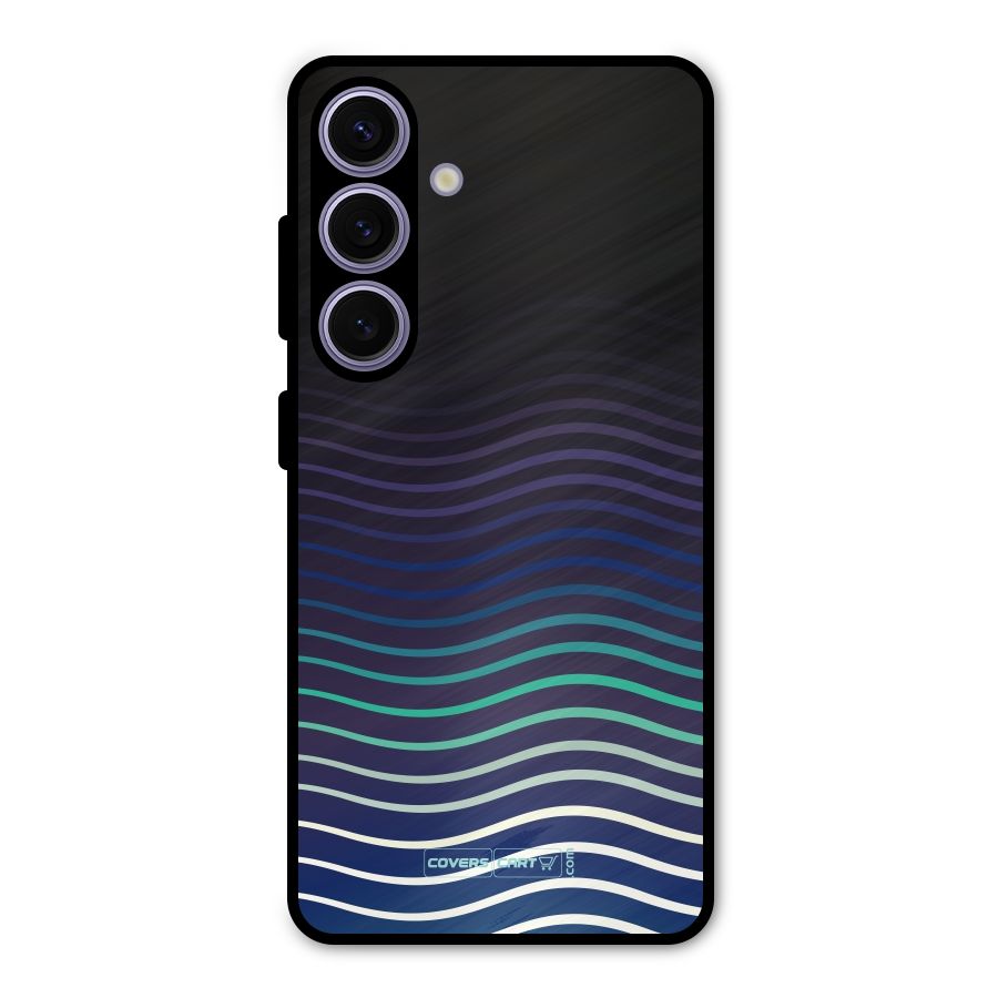 Wavy Stripes Metal Back Case for Galaxy S24