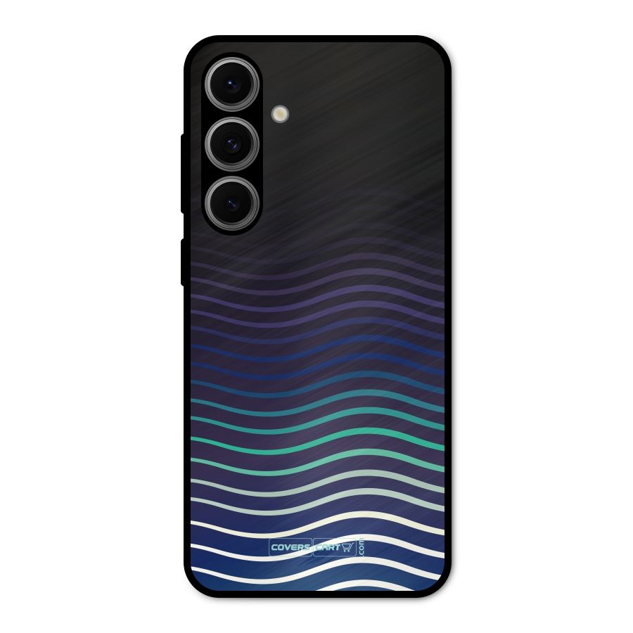 Wavy Stripes Metal Back Case for Galaxy S24 FE
