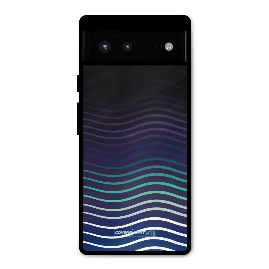 Wavy Stripes Metal Back Case for Google Pixel 6