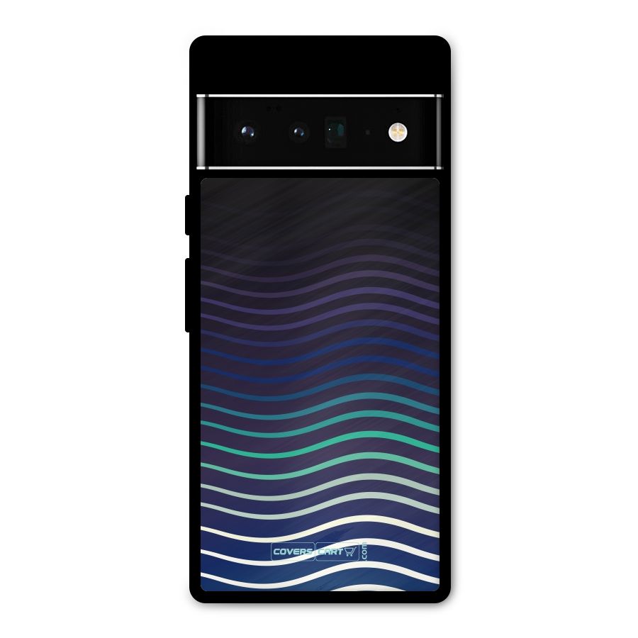 Wavy Stripes Metal Back Case for Google Pixel 6 Pro