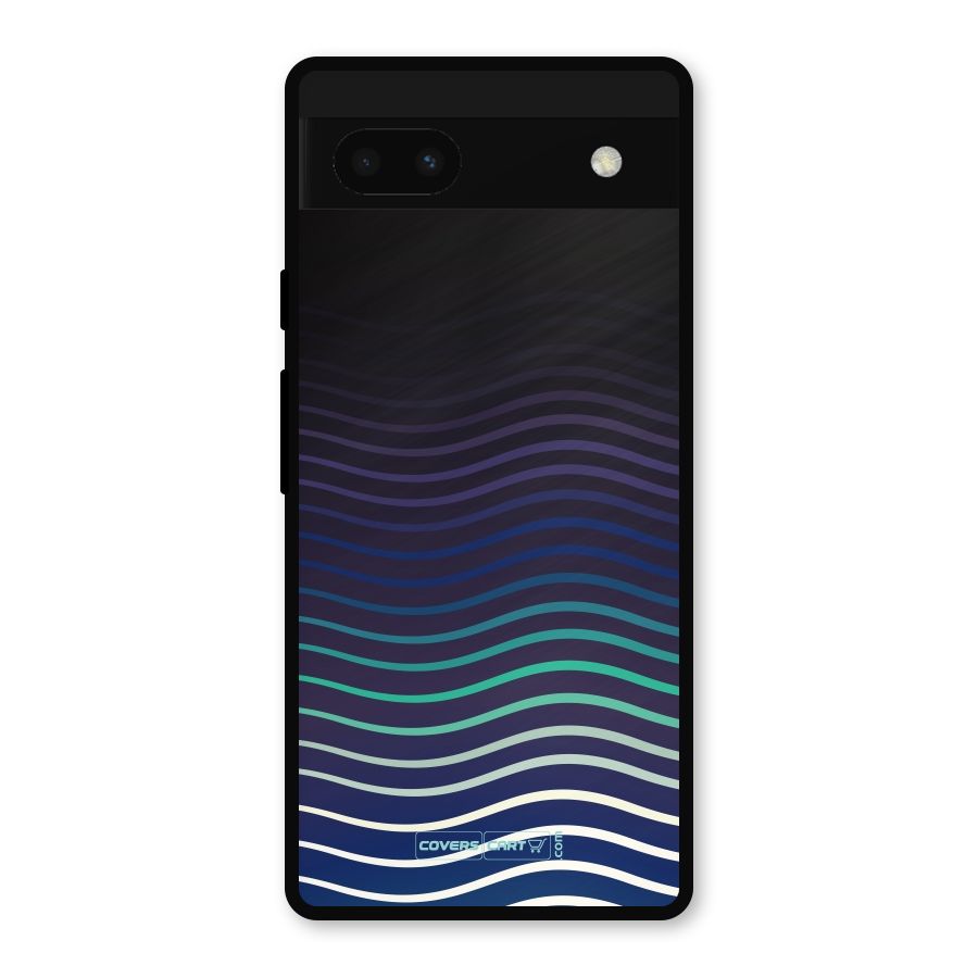 Wavy Stripes Metal Back Case for Google Pixel 6a