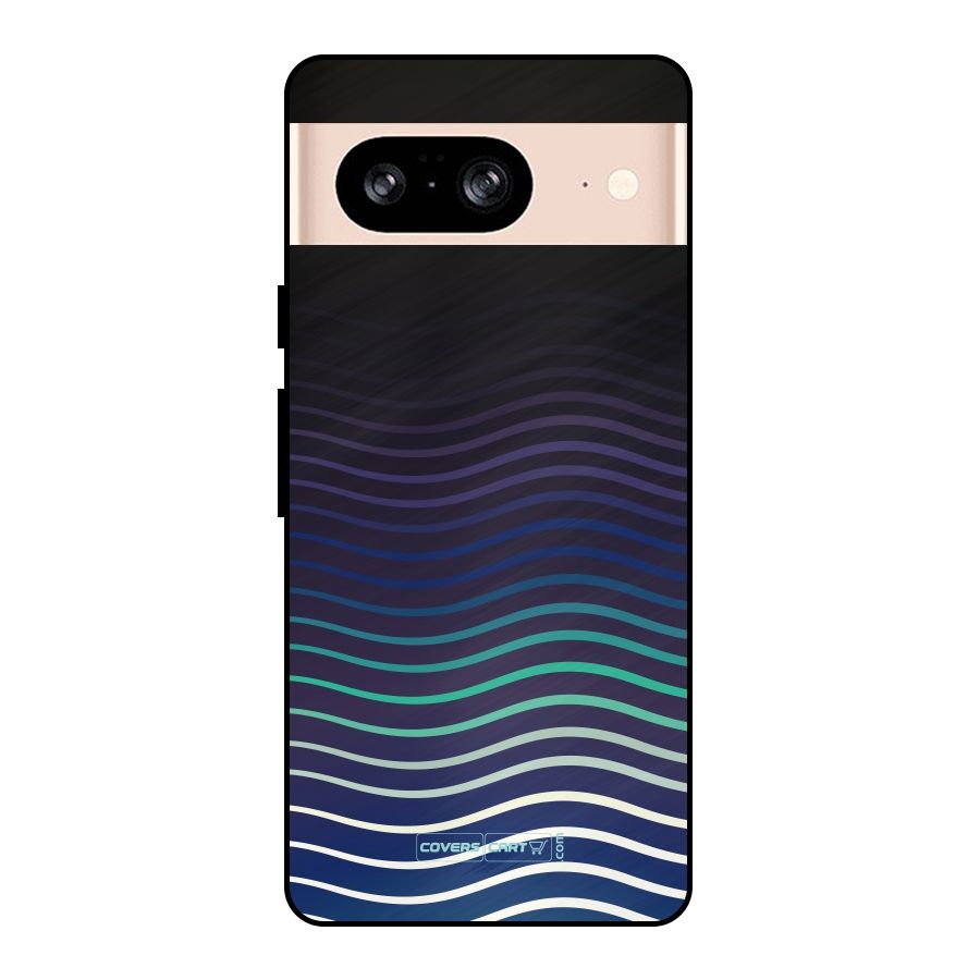 Wavy Stripes Metal Back Case for Google Pixel 8