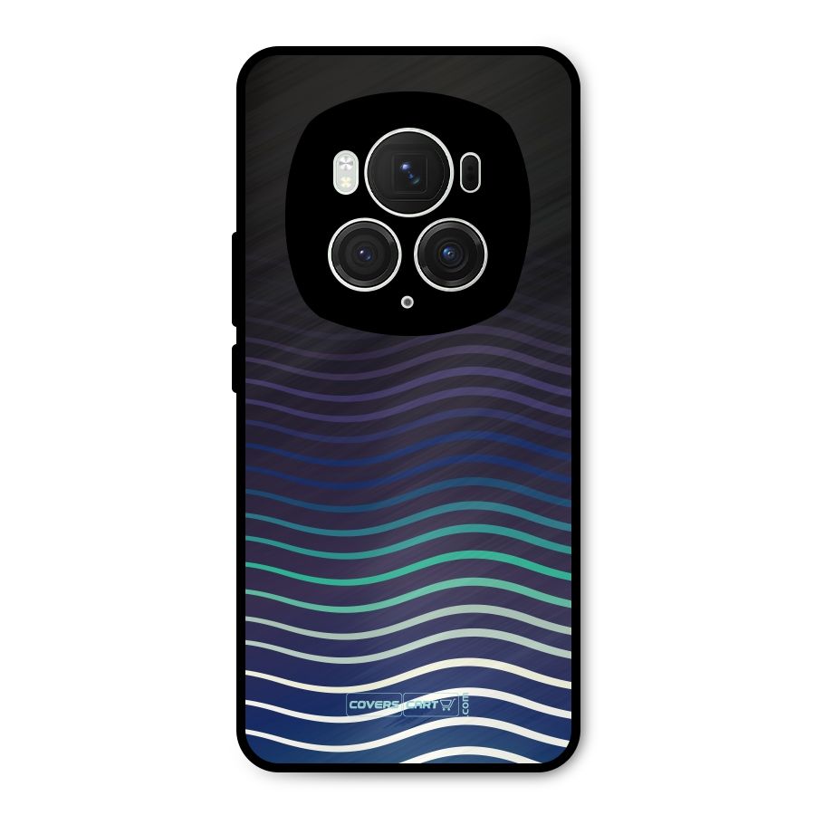 Wavy Stripes Metal Back Case for Honor Magic6 Pro
