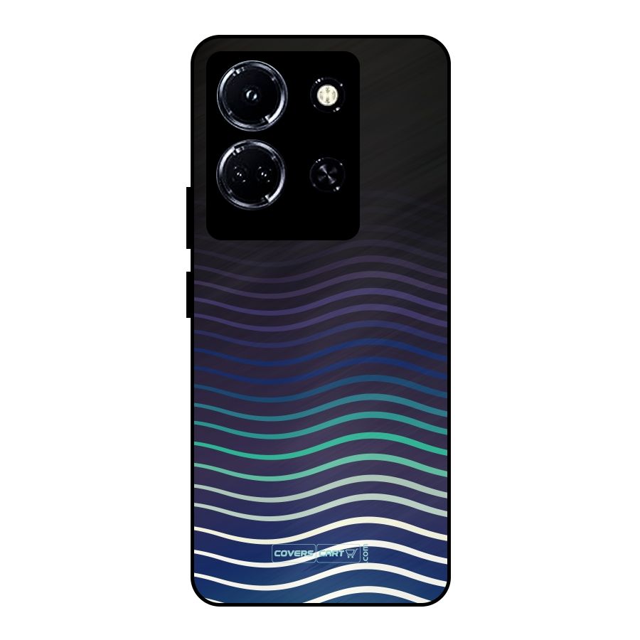 Wavy Stripes Metal Back Case for Infinix Note 30 5G