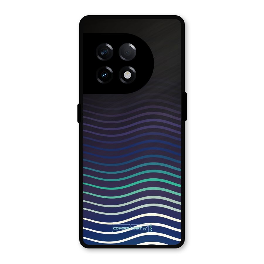 Wavy Stripes Metal Back Case for OnePlus 11R