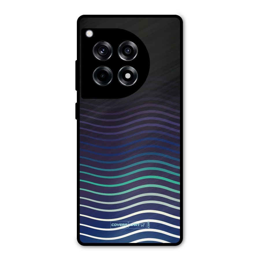 Wavy Stripes Metal Back Case for OnePlus 12R