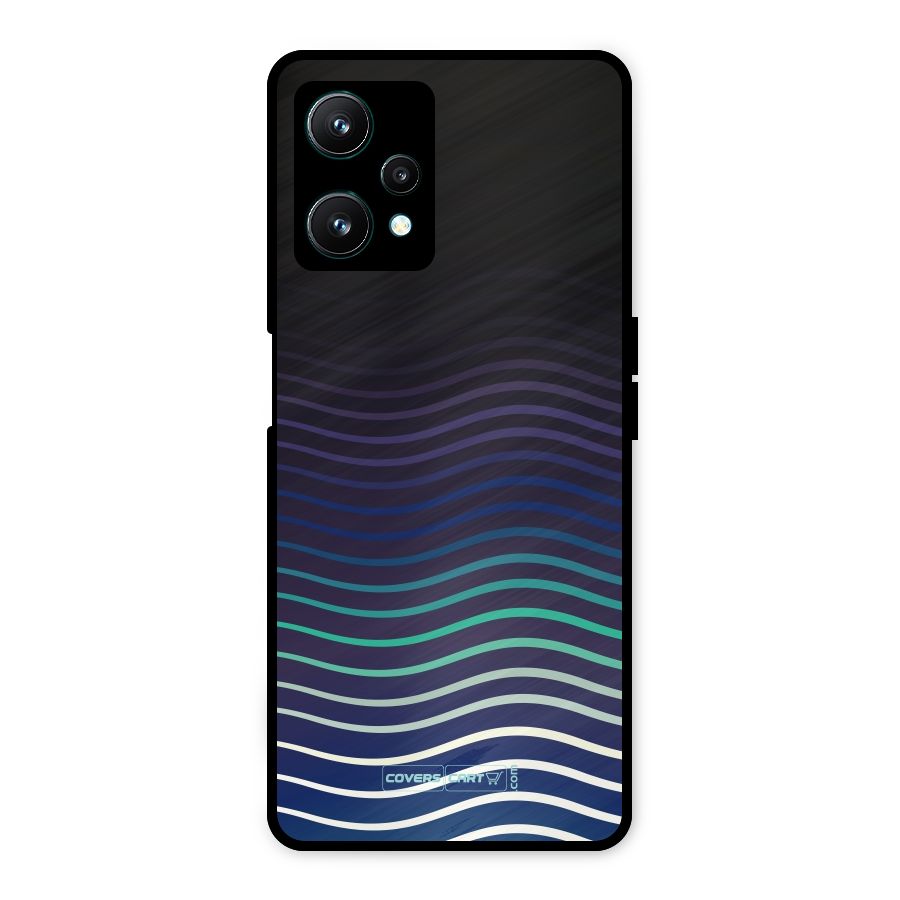 Wavy Stripes Metal Back Case for Realme 9 Pro 5G