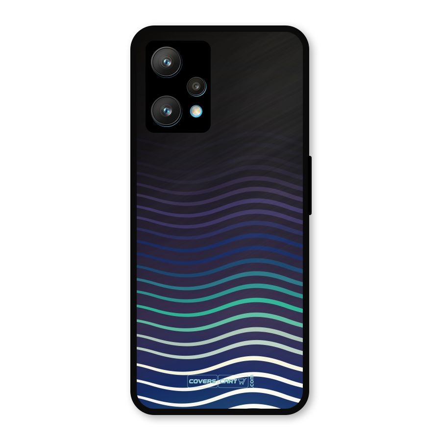 Wavy Stripes Metal Back Case for Realme 9 Pro Plus 5G