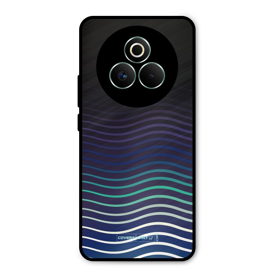 Wavy Stripes Metal Back Case for Realme P3 Pro