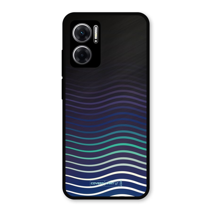 Wavy Stripes Metal Back Case for Redmi 11 Prime 5G