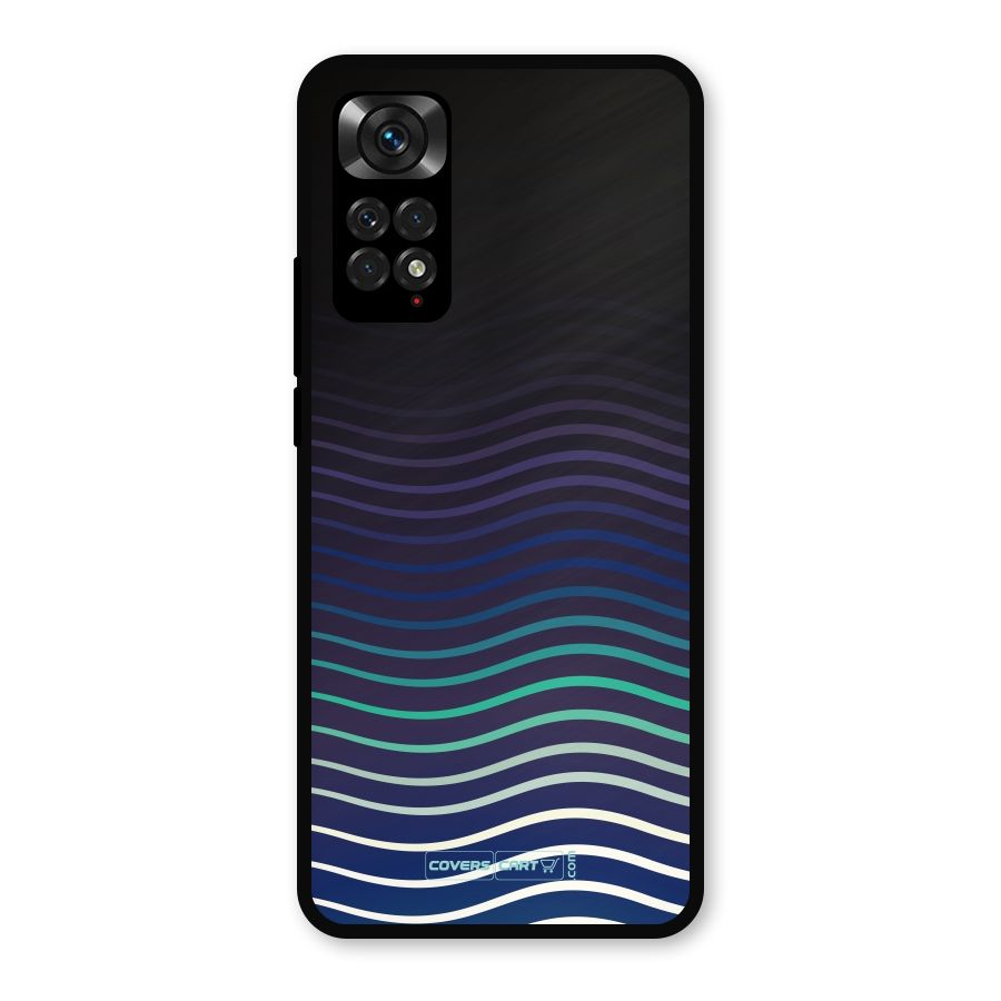 Wavy Stripes Metal Back Case for Redmi Note 11