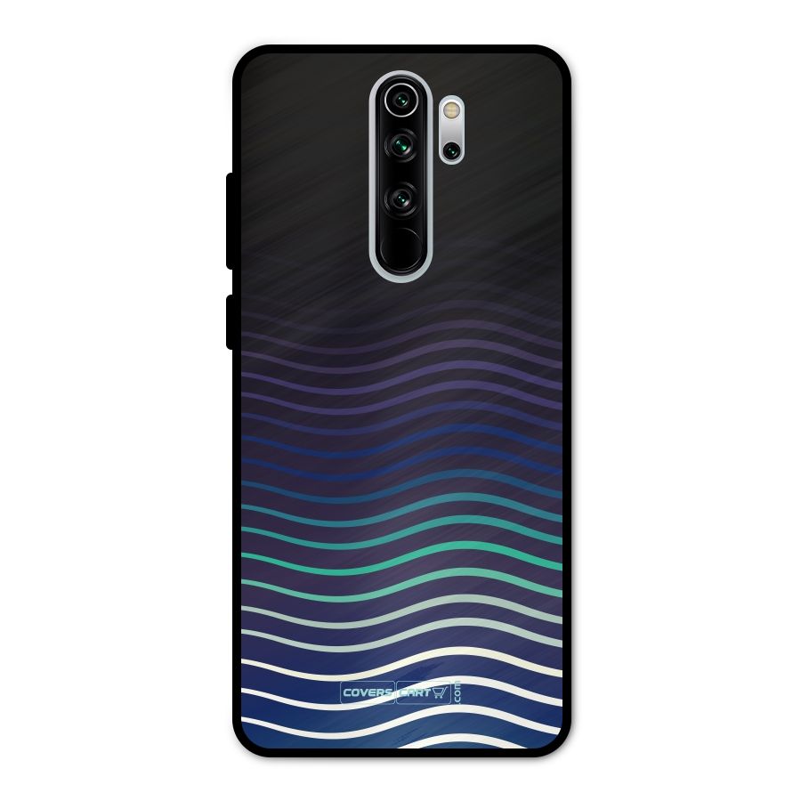 Wavy Stripes Metal Back Case for Redmi Note 8 Pro