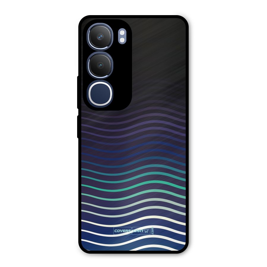 Wavy Stripes Metal Back Case for Vivo Y29