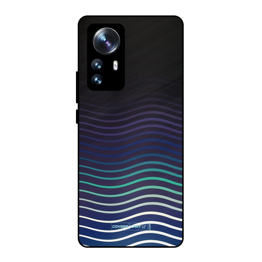 Wavy Stripes Metal Back Case for Xiaomi 12 Pro