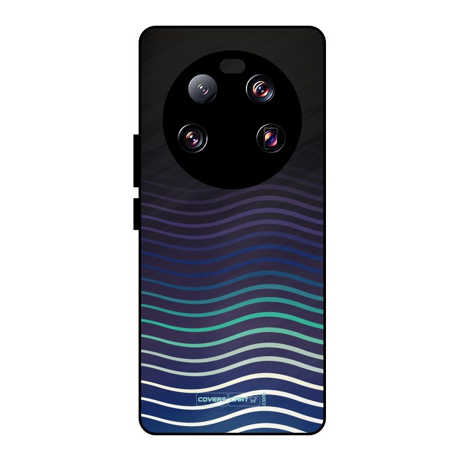 Wavy Stripes Metal Back Case for Xiaomi 13 Ultra