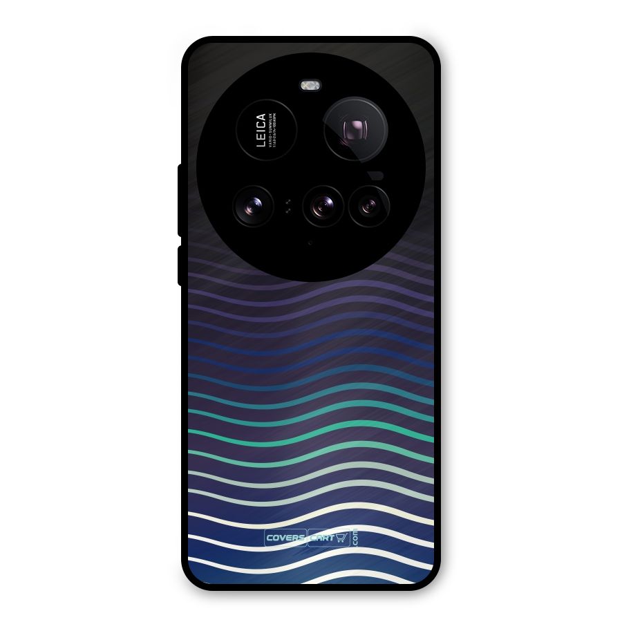 Wavy Stripes Metal Back Case for Xiaomi 15 Ultra