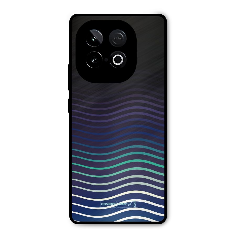 Wavy Stripes Metal Back Case for iQOO Neo 10