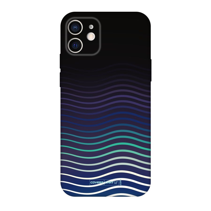 Wavy Stripes Original Polycarbonate Back Case for iPhone 12