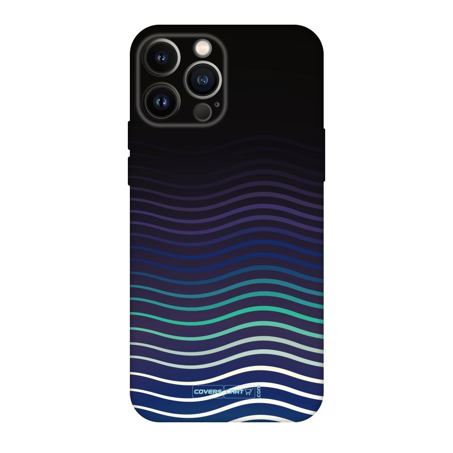 Wavy Stripes Original Polycarbonate Back Case for iPhone 13 Pro Max
