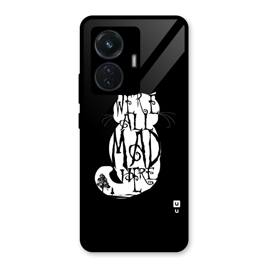 We All Mad Here Glass Back Case for iQOO Z6 44W