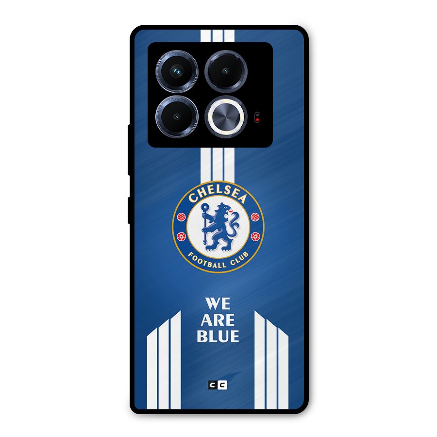 We Are Blue Metal Back Case for Infinix Note 40 5G