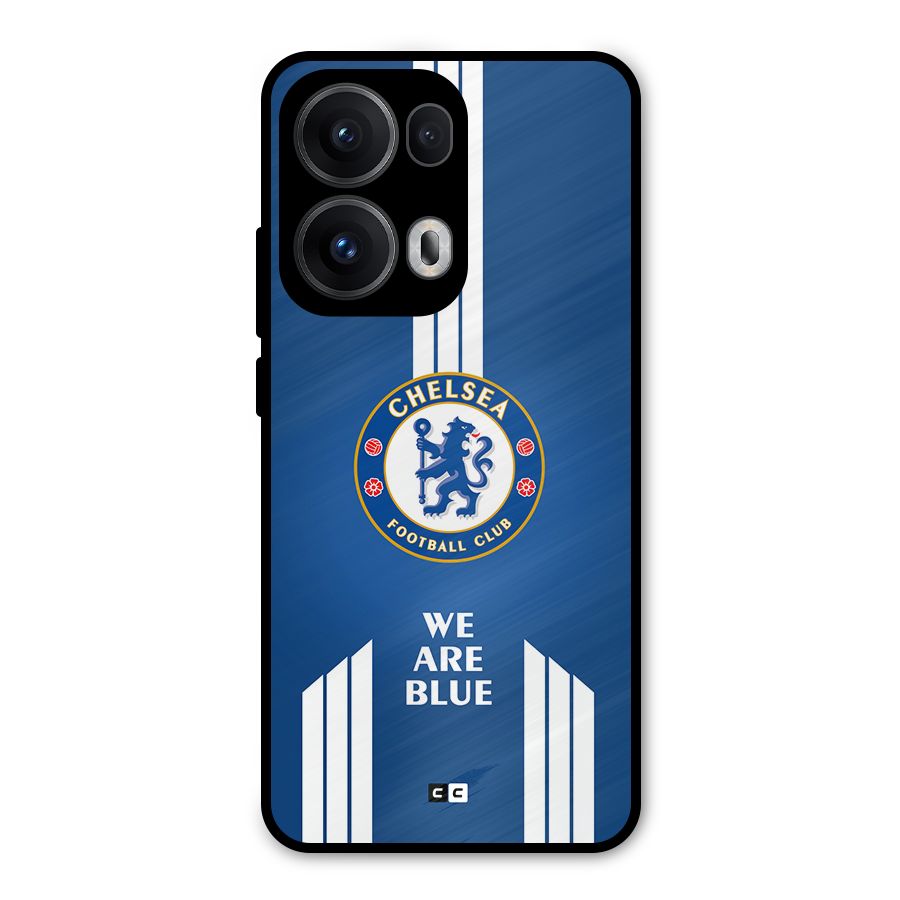 We Are Blue Metal Back Case for Oppo Reno13 Pro