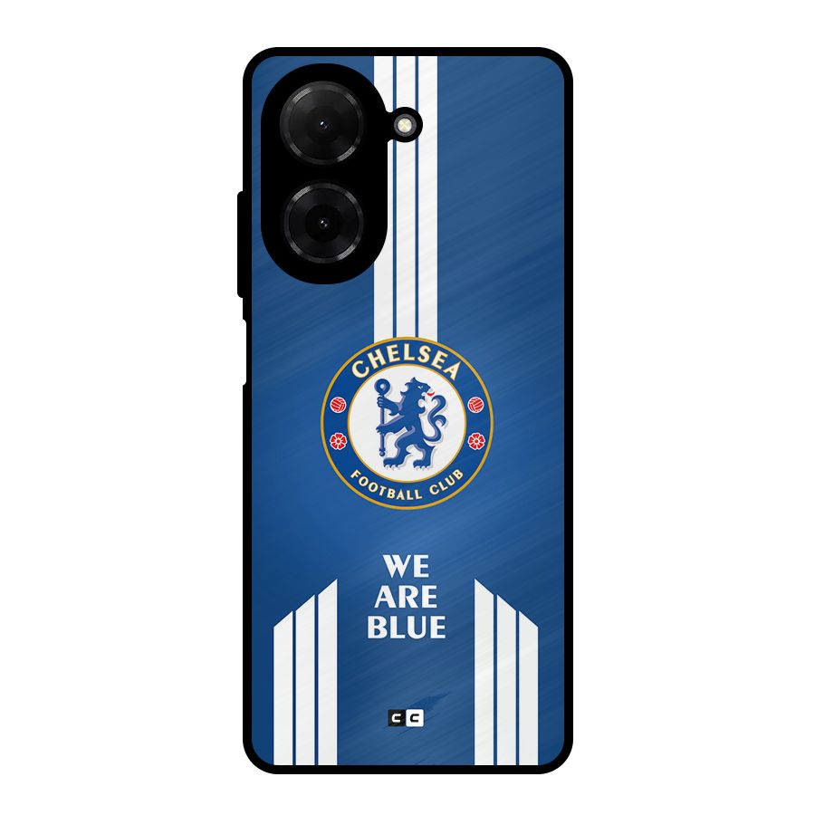 We Are Blue Metal Back Case for Poco C71