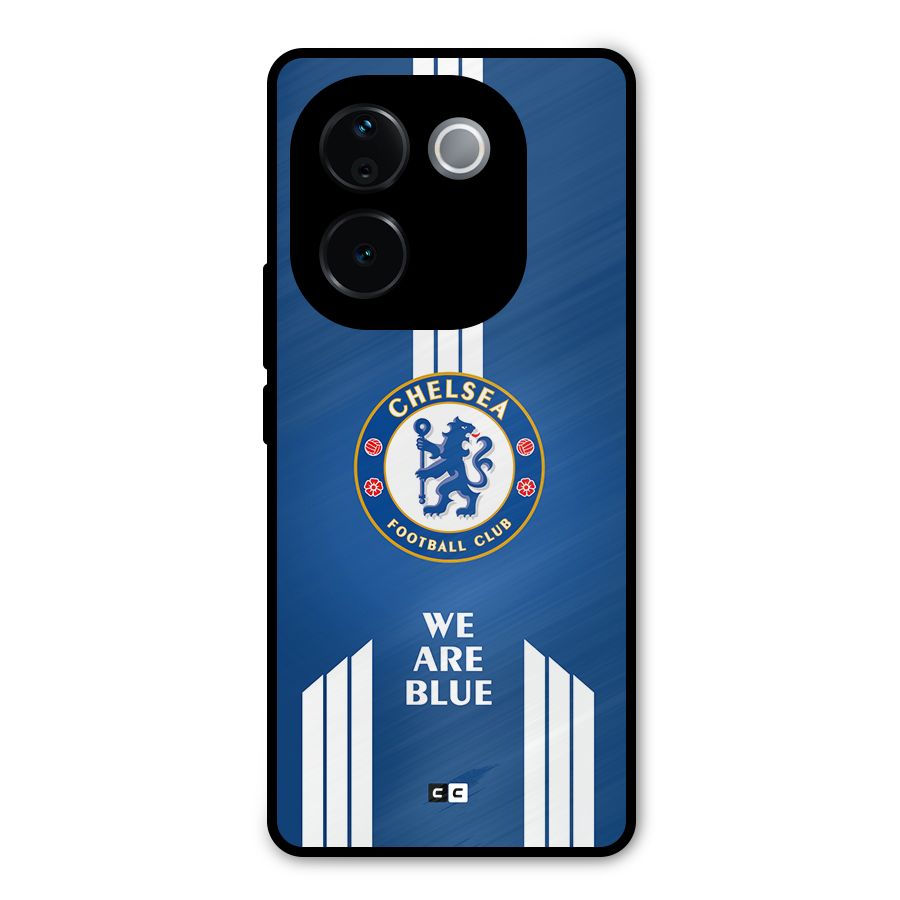 We Are Blue Metal Back Case for Vivo T3 Pro