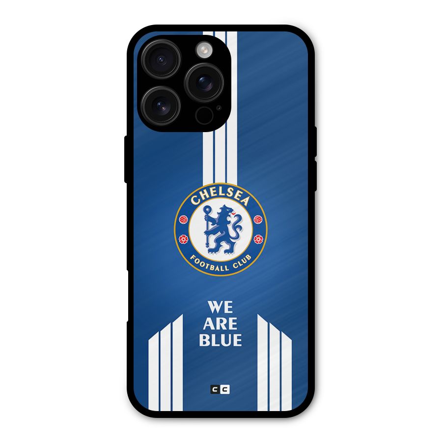 We Are Blue Metal Back Case for iPhone 16 Pro Max