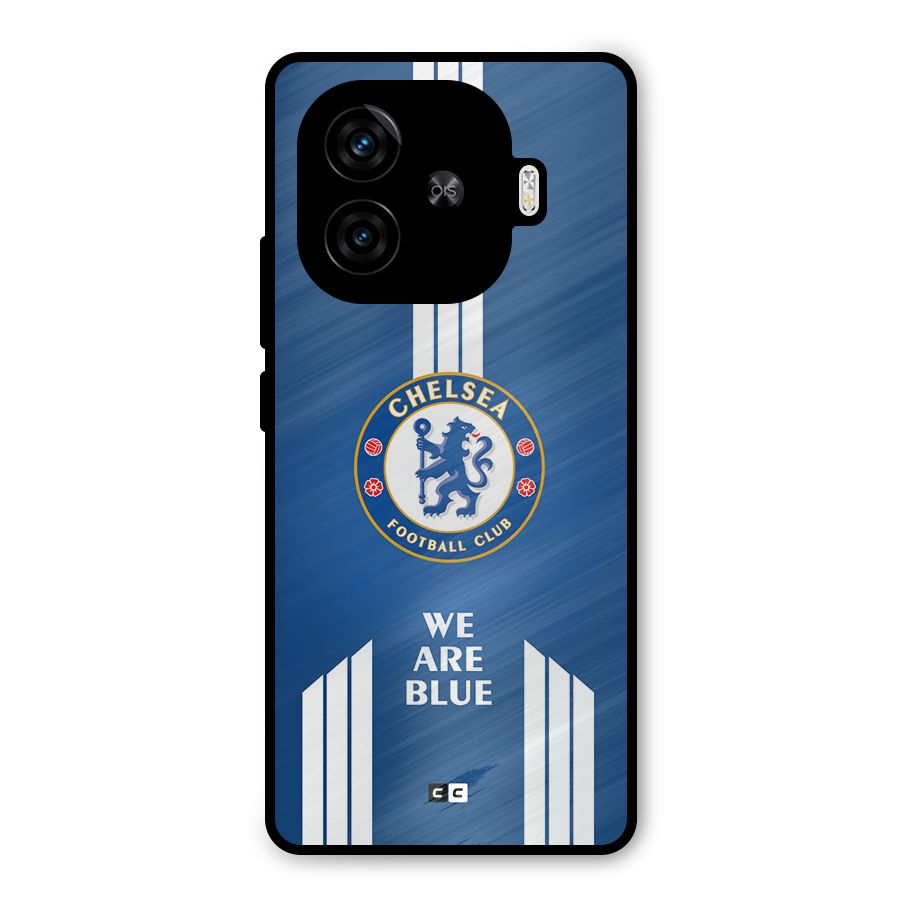 We Are Blue Metal Back Case for iQOO Z9 Turbo